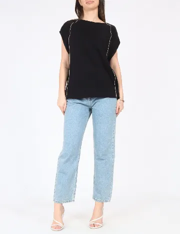 Bluza River Island, negru