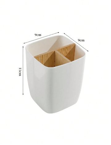 Suport periuta de dinti SHEIN, alb