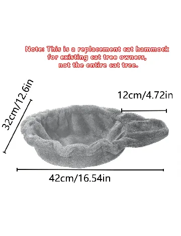 Hamac pentru pisici SHEIN, gri