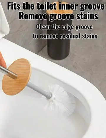 Perie de toaleta SHEIN, gri