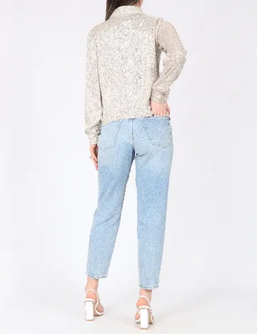 Camasa River Island, argintiu