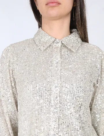 Camasa River Island, argintiu