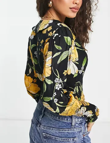 Top River Island, floral print