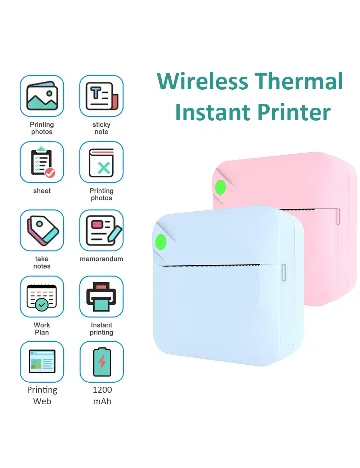 Mini imprimanta portabila SHEIN, mix culori