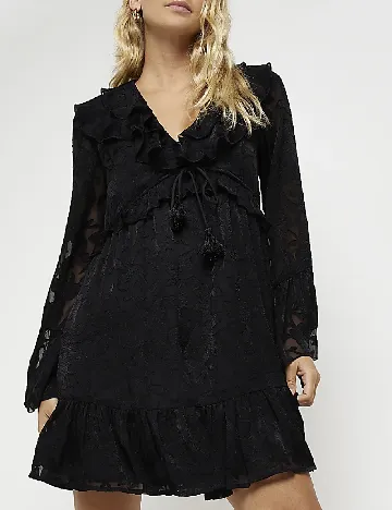 Rochie scurta River Island, negru