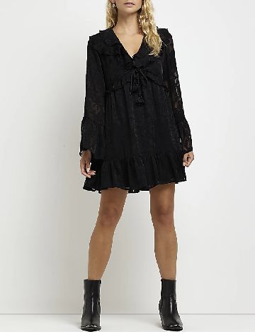 Rochie scurta River Island, negru