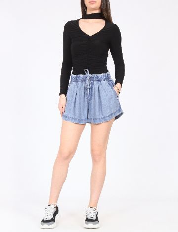 Pantaloni scurti River Island, albastru