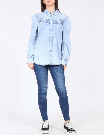 Camasa River Island, albastru