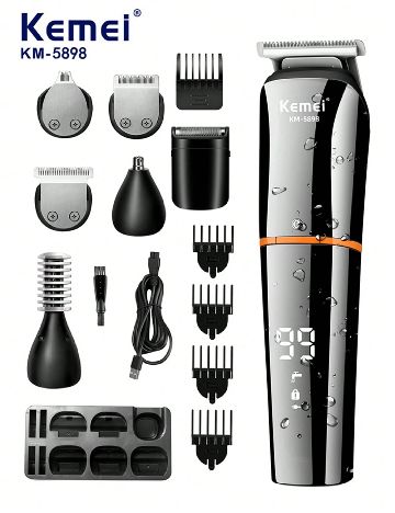 Masina de tuns Kemei, gri