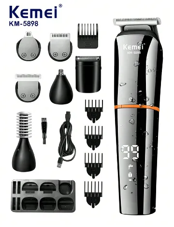 Masina de tuns Kemei, gri