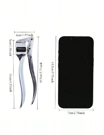 Presa de usturoi SHEIN, argintiu