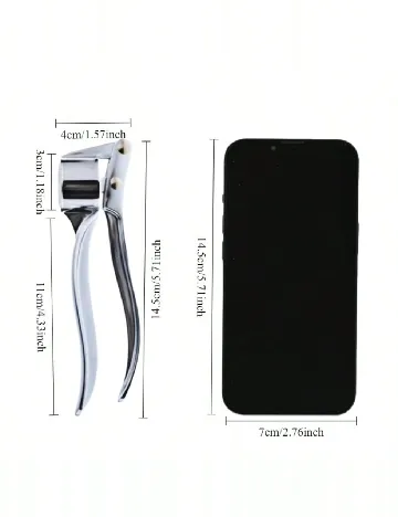 Presa de usturoi SHEIN, argintiu