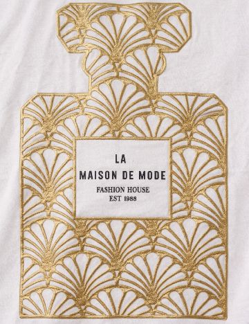 Tricou River Island, alb