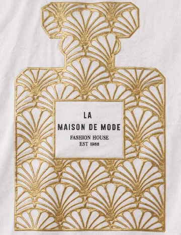 Tricou River Island, alb