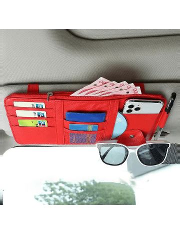 Organizator parasolar auto SHEIN, rosu