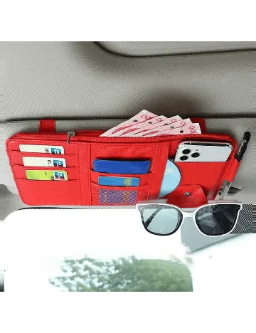 Organizator parasolar auto SHEIN, rosu