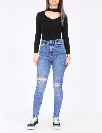 Blugi River Island, albastru