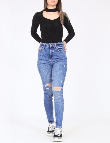 Blugi River Island, albastru