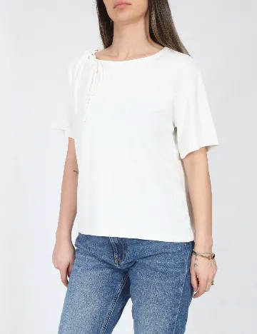 Tricou River Island, alb