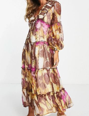 Rochie lunga River Island, mix culori