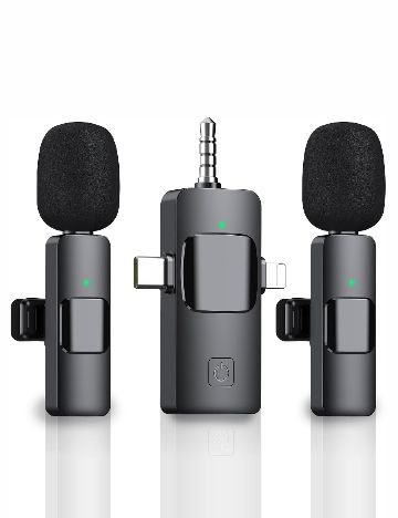 Microfon lavariera wireless SHEIN, negru