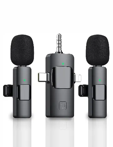 Microfon lavariera wireless SHEIN, negru