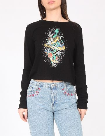 Bluza River Island, negru