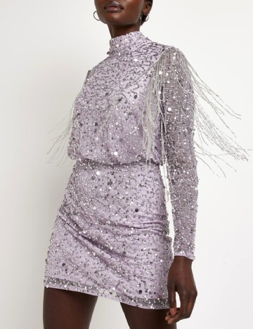 Rochie scurta River Island, lila