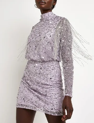 Rochie scurta River Island, lila