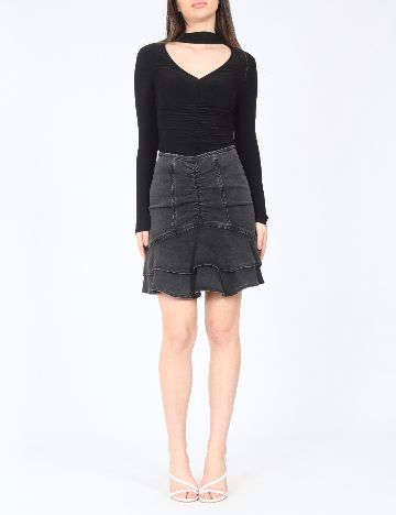 Fusta River Island, negru