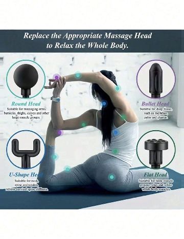 Aparat de masaj SHEIN, negru