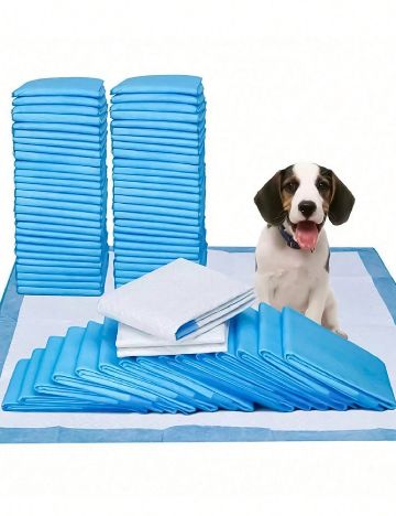 Set covorase absorbante, 100 buc SHEIN, albastru