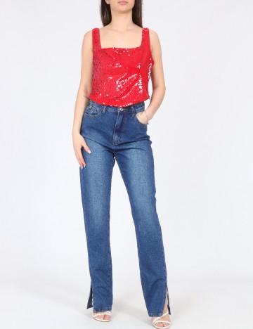 Top River Island, rosu