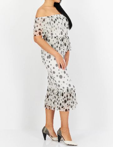 Rochie medie River Island, alb