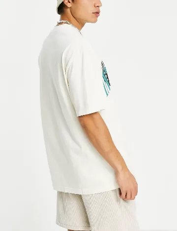 Tricou Oversize River Island, crem