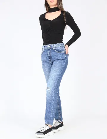 Blugi River Island, albastru