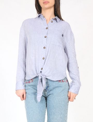 Camasa River Island, albastru