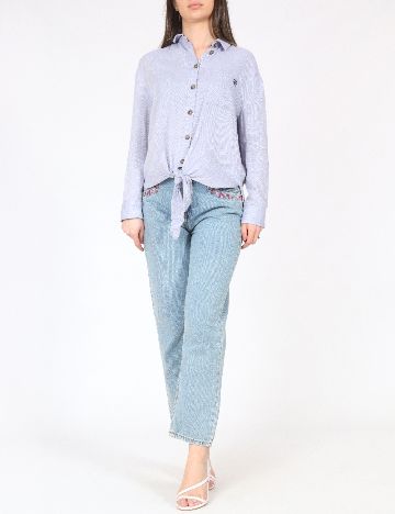 Camasa River Island, albastru