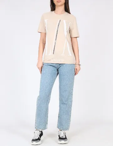 Tricou River Island, crem