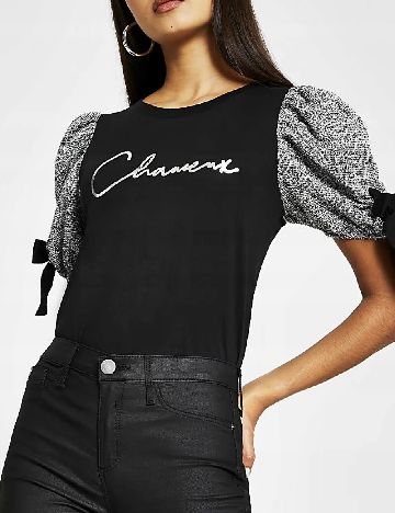 Bluza River Island, negru