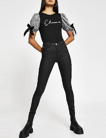 Bluza River Island, negru