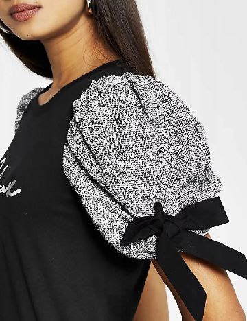 Bluza River Island, negru