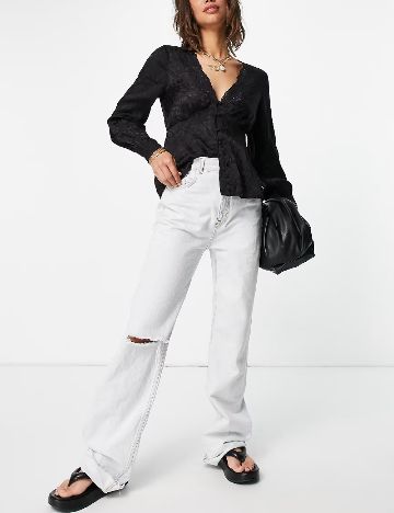 Camasa River Island, negru