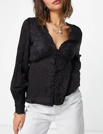 Camasa River Island, negru