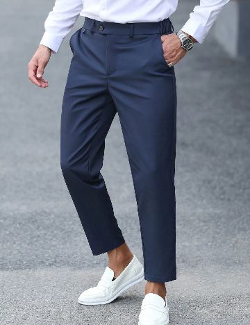 Pantaloni SHEIN, bleumarin