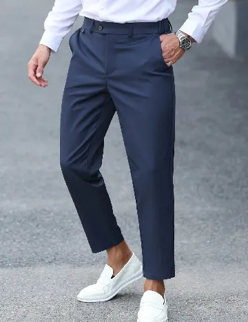 Pantaloni SHEIN, bleumarin