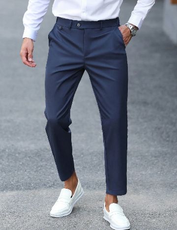 Pantaloni SHEIN, bleumarin