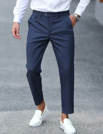 Pantaloni SHEIN, bleumarin