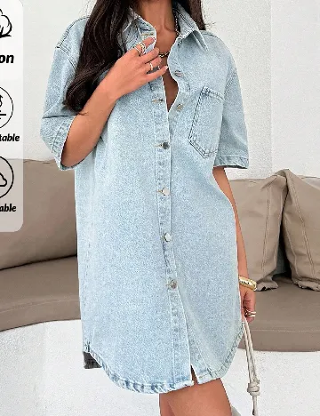 Rochie scurta SHEIN, albastru