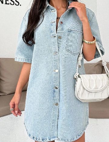 Rochie scurta SHEIN, albastru